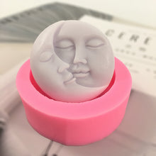 Load image into Gallery viewer, Moonface Handmade Soap Silicone Mold: Versatile Crafting Companion