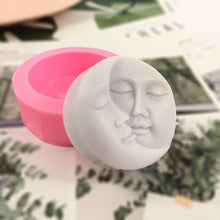 Load image into Gallery viewer, Moonface Handmade Soap Silicone Mold: Versatile Crafting Companion
