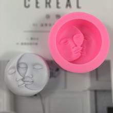 Load image into Gallery viewer, Moonface Handmade Soap Silicone Mold: Versatile Crafting Companion