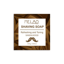 Load image into Gallery viewer, Sandalwood Shaving Soap: Elevate Your Shaving Experience