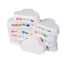 Load image into Gallery viewer, Rainbow Cloud Salt Essential Oil Bathing Ball: Magical Bath-time Bliss