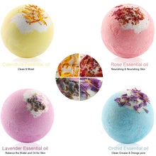 Load image into Gallery viewer, Colorful Bliss: Fragrant Bath Gift Box with Rejuvenating Bubble Eggs - Box of 4