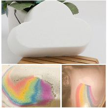 Load image into Gallery viewer, Rainbow Cloud Salt Essential Oil Bathing Ball: Magical Bath-time Bliss