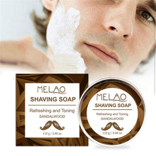 Load image into Gallery viewer, Sandalwood Shaving Soap: Elevate Your Shaving Experience