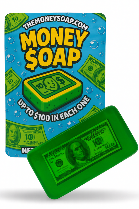 surprise soap bar with real money inside